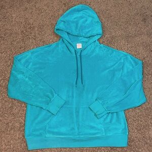 TNA Aritzia Towel Terry Cloth Oversized Boyfriend Hooded Sweatshirt